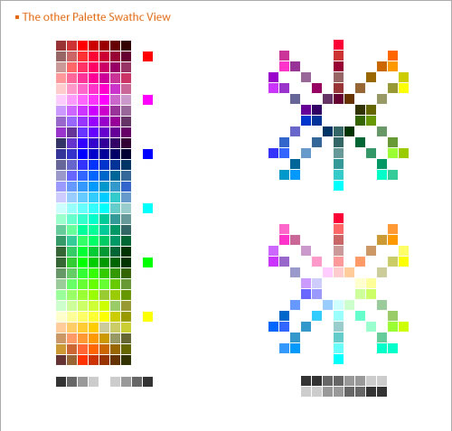 韩国i.r.i色彩研究所的216色网页调色板