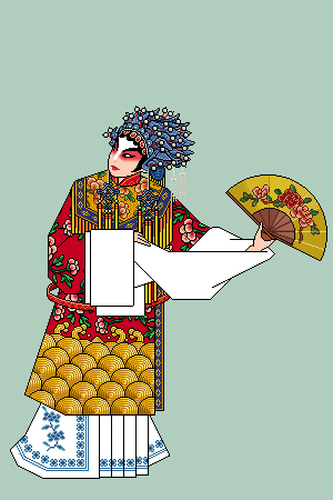 王开立象素画-华容点翠系列
