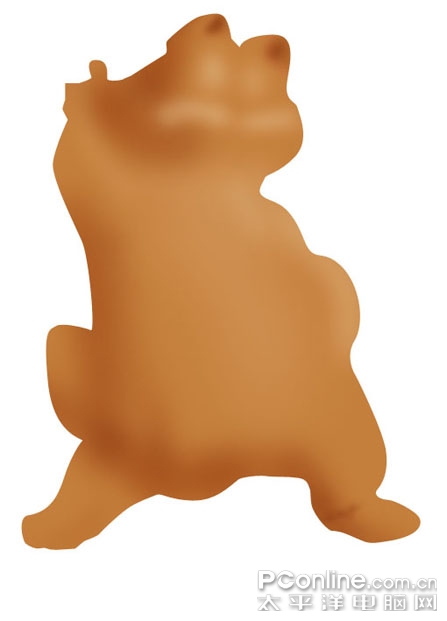 Photoshop轻松绘制至懒至酷加菲猫