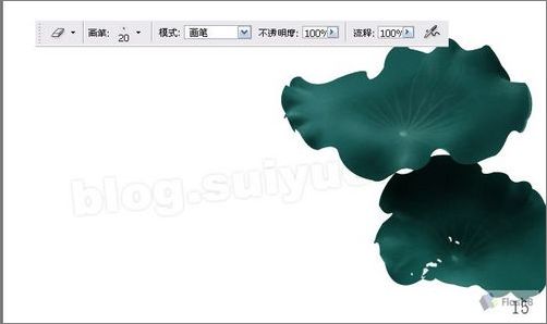 photoshop鼠绘精美荷花教程 photoshop鼠绘精美荷花教程