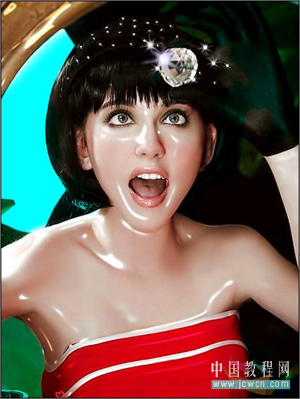Photoshop����Ƥ�����������͹�Ч��