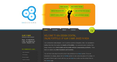 Solid and Serious Designs - Online Portfolio of Vijay S Nair - Interactive Media Designer - Based in Bangalore, India