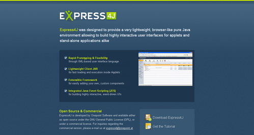 Solid and Serious Designs - Express4J - The Lightweight & Flexible UI Framework