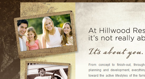 Hillwood Residential paper use screen shot.