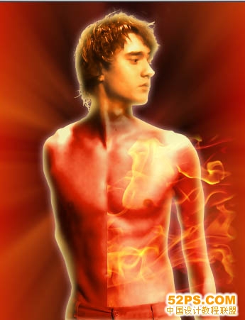 Photoshop�ϳ��һ�ȼ�յ���