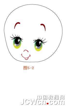Illustrator鼠绘教程:教你画一个可爱卡通宝宝_中国教程网