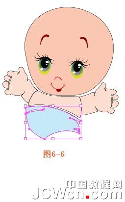 Illustrator鼠绘教程:教你画一个可爱卡通宝宝_中国教程网