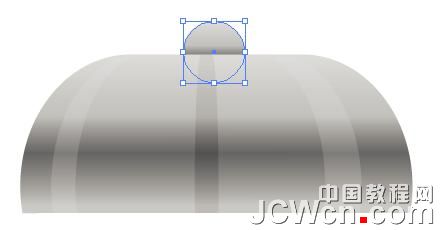 Illustrator鼠绘教程:渐变工具运用绘制金属闹钟_中国教程网