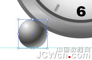 Illustrator鼠绘教程:渐变工具运用绘制金属闹钟_中国教程网