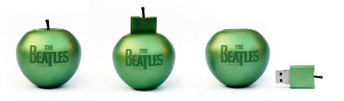 Apple-shaped USB drive