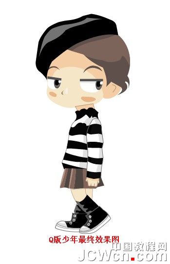 Illustrator���̳̣����ƿ�ͨ����ϵ��֮Q��С˧��_�й��̳���