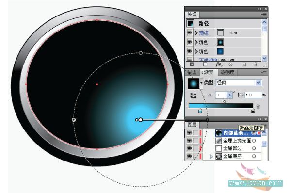 Illustratorʵ���̳̣�����Ư����ˮ����ťͼ��_�й��̳���