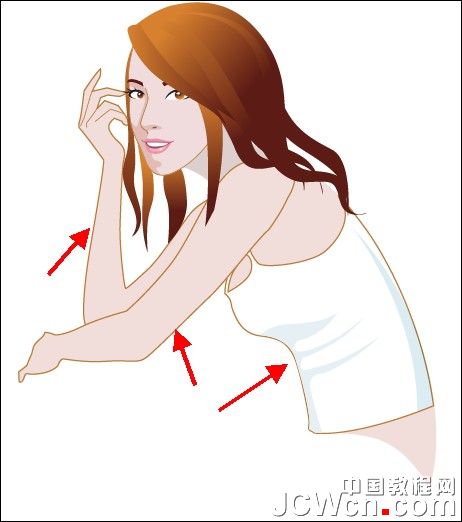 Illustrator���̳̣��廭����ϵ��֮�崿��Ů�Ļ���-��_�й��̳���
