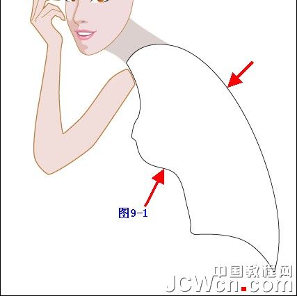 Illustrator���̳̣��廭����ϵ��֮�崿��Ů�Ļ���-��_�й��̳���