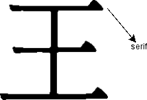 衬线字体
