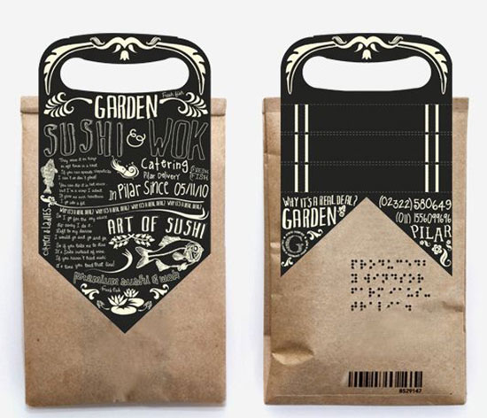 Bag topper Garden Sushi Packaging